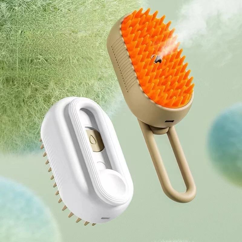 3-in-1 Steam Grooming Brush