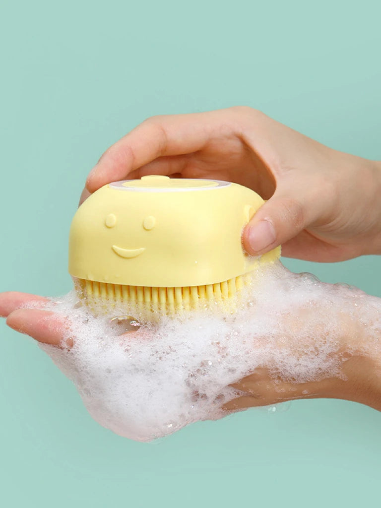 CleanEase Silicone Bath Brush – Gentle Grooming, Deep Clean