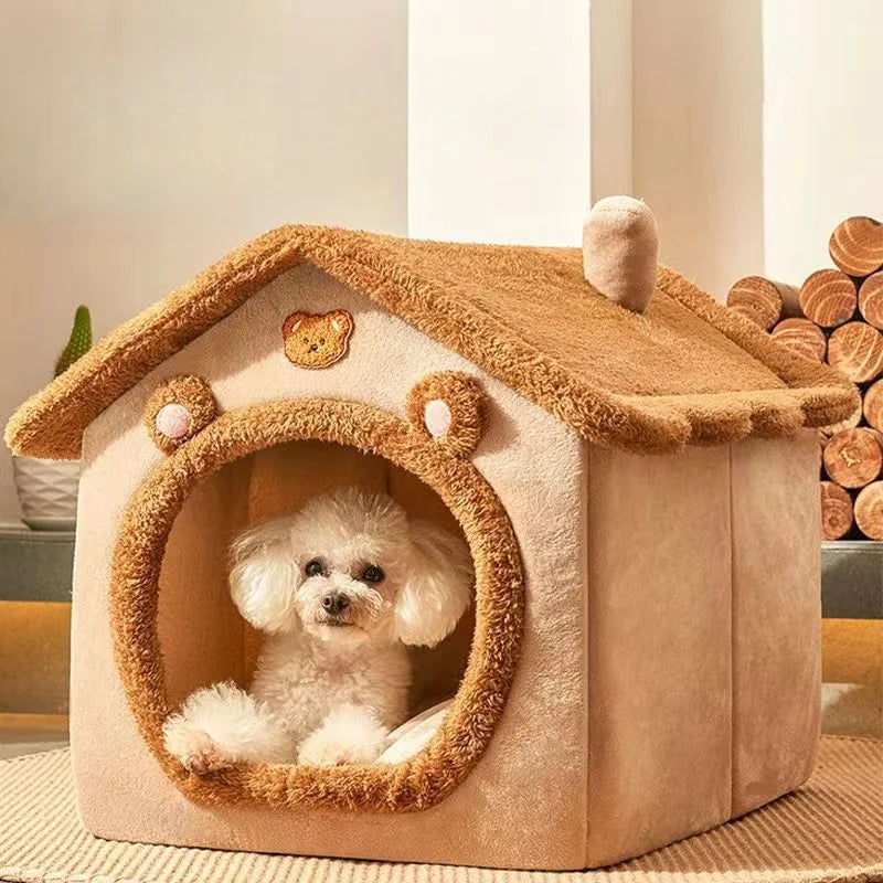 CozyHaven Corduroy Pet House