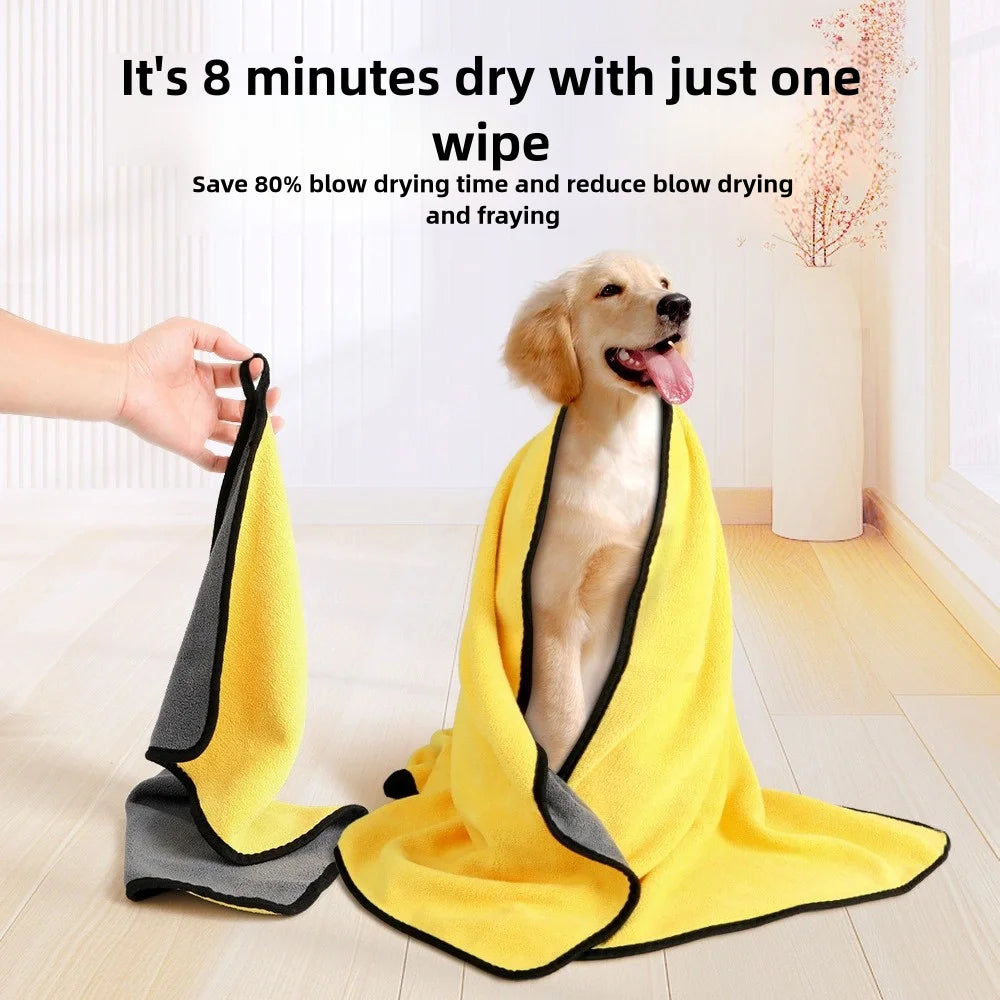 QuickDry Pet Towel – Ultra-Absorbent & Gentle