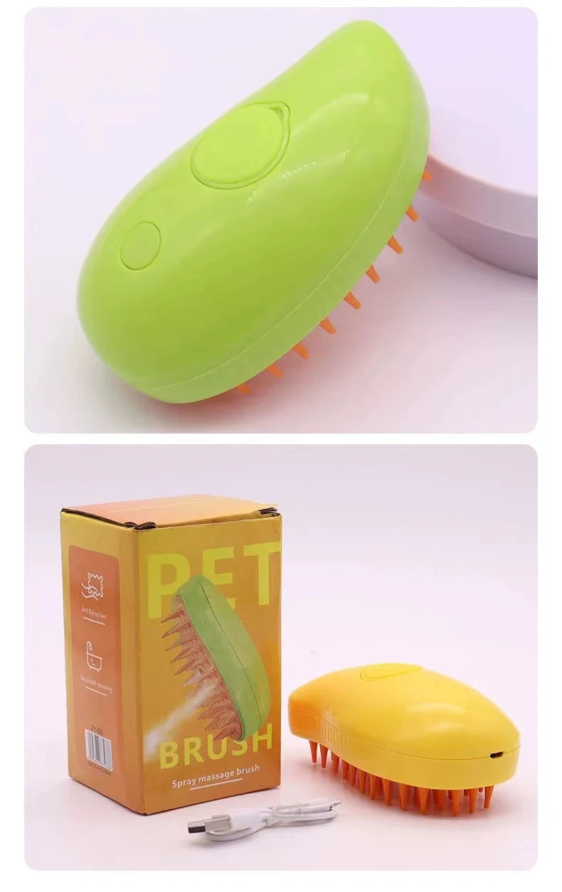 3-in-1 Steam Grooming Brush