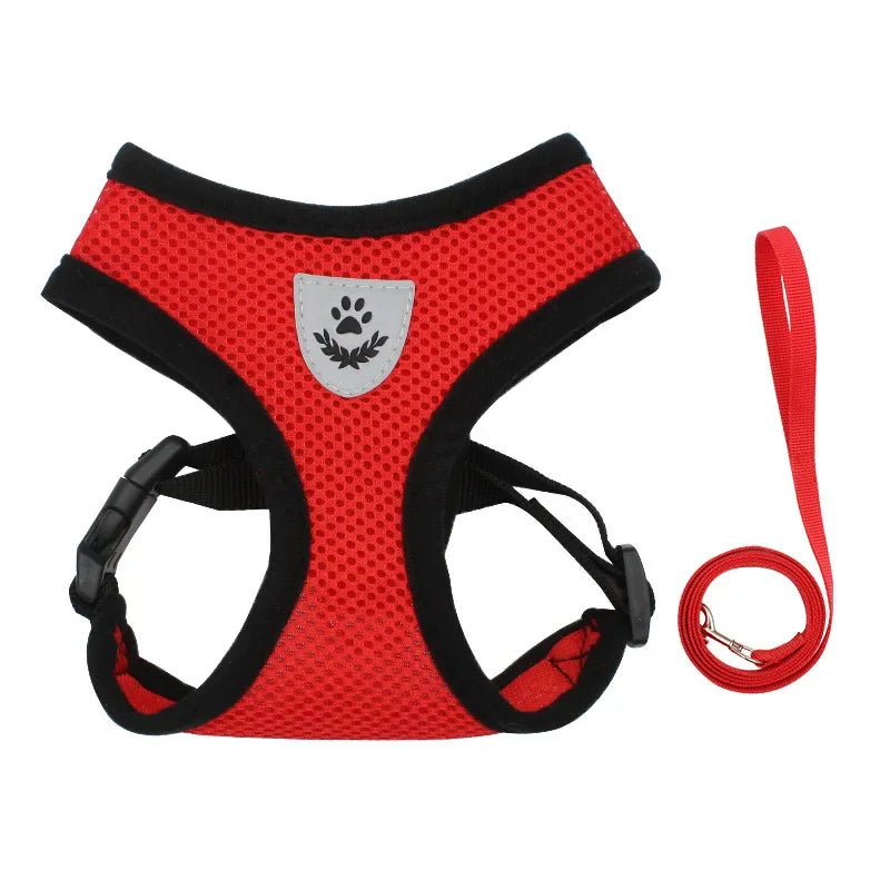 AirFlex Mesh Pet Harness – Adjustable, Reflective & Breathable