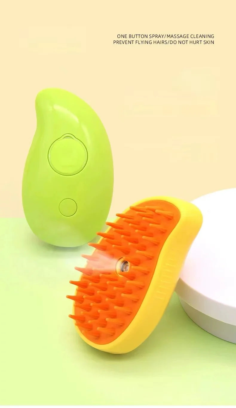 3-in-1 Steam Grooming Brush