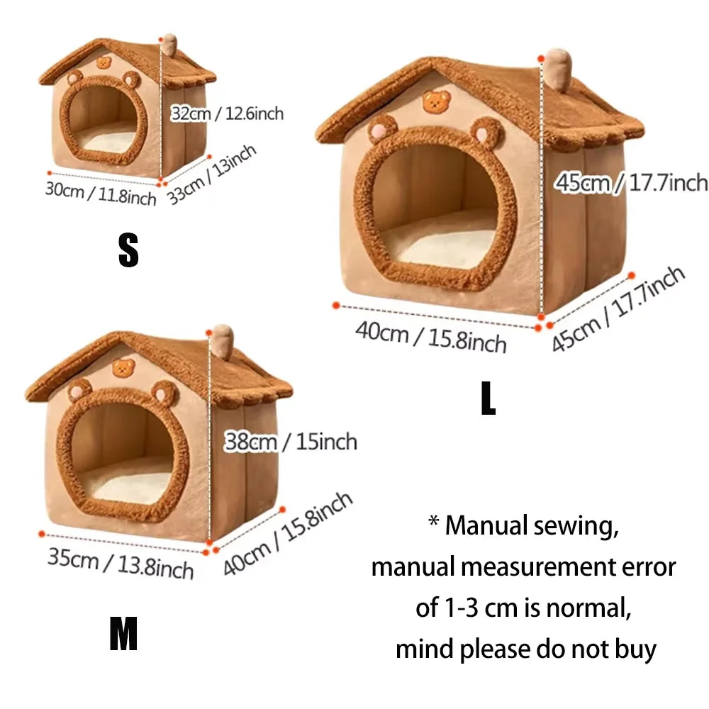 CozyHaven Corduroy Pet House