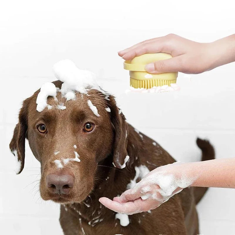 CleanEase Silicone Bath Brush – Gentle Grooming, Deep Clean