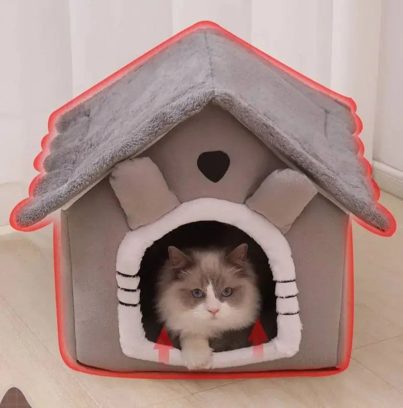 CozyHaven Corduroy Pet House