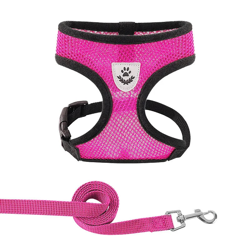 AirFlex Mesh Pet Harness – Adjustable, Reflective & Breathable