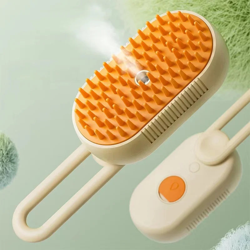 3-in-1 Steam Grooming Brush