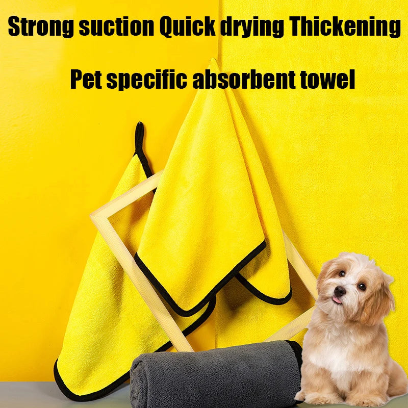 QuickDry Pet Towel – Ultra-Absorbent & Gentle