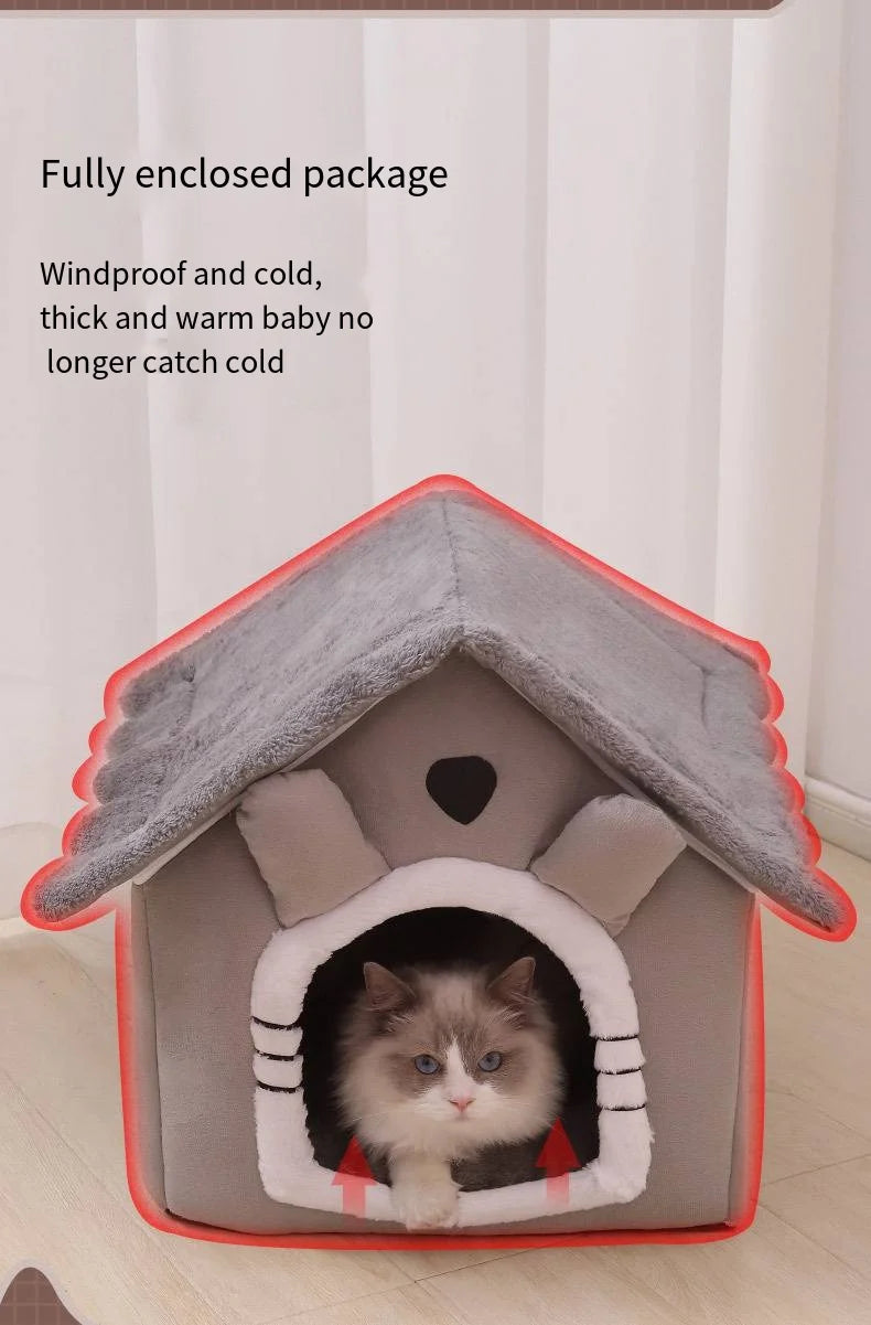 CozyHaven Corduroy Pet House