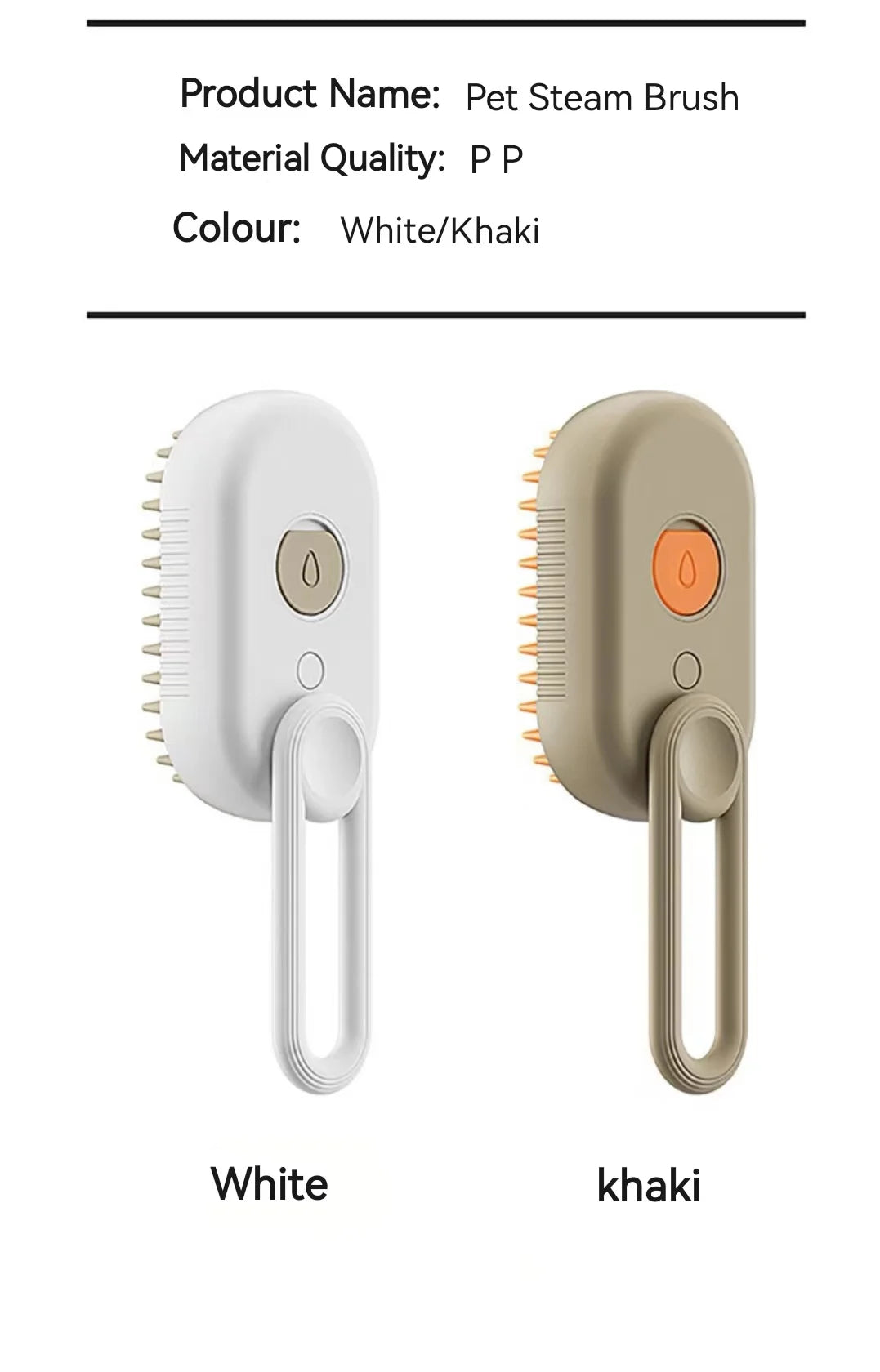 3-in-1 Steam Grooming Brush