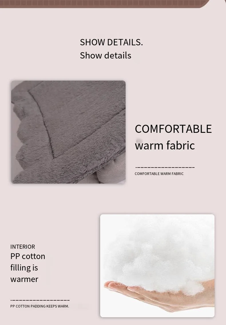 CozyHaven Corduroy Pet House