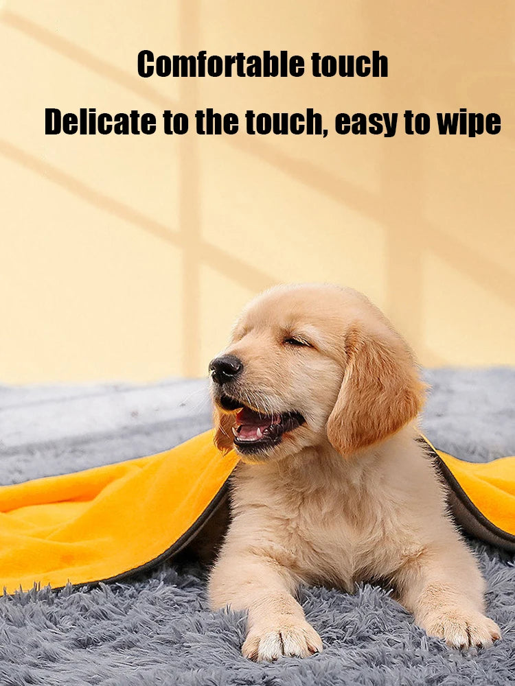 QuickDry Pet Towel – Ultra-Absorbent & Gentle
