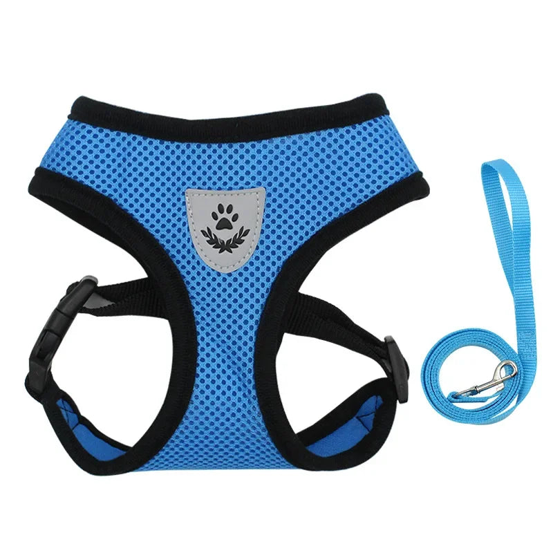 AirFlex Mesh Pet Harness – Adjustable, Reflective & Breathable