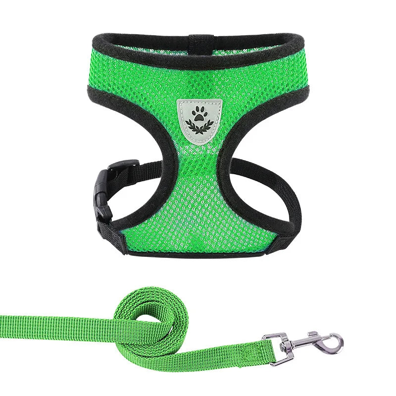 AirFlex Mesh Pet Harness – Adjustable, Reflective & Breathable