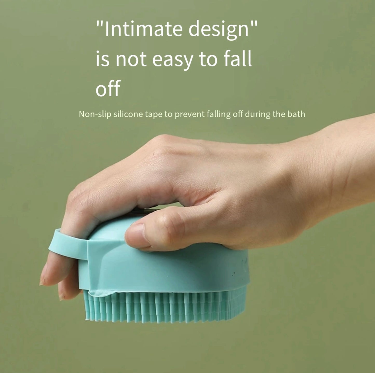 CleanEase Silicone Bath Brush – Gentle Grooming, Deep Clean