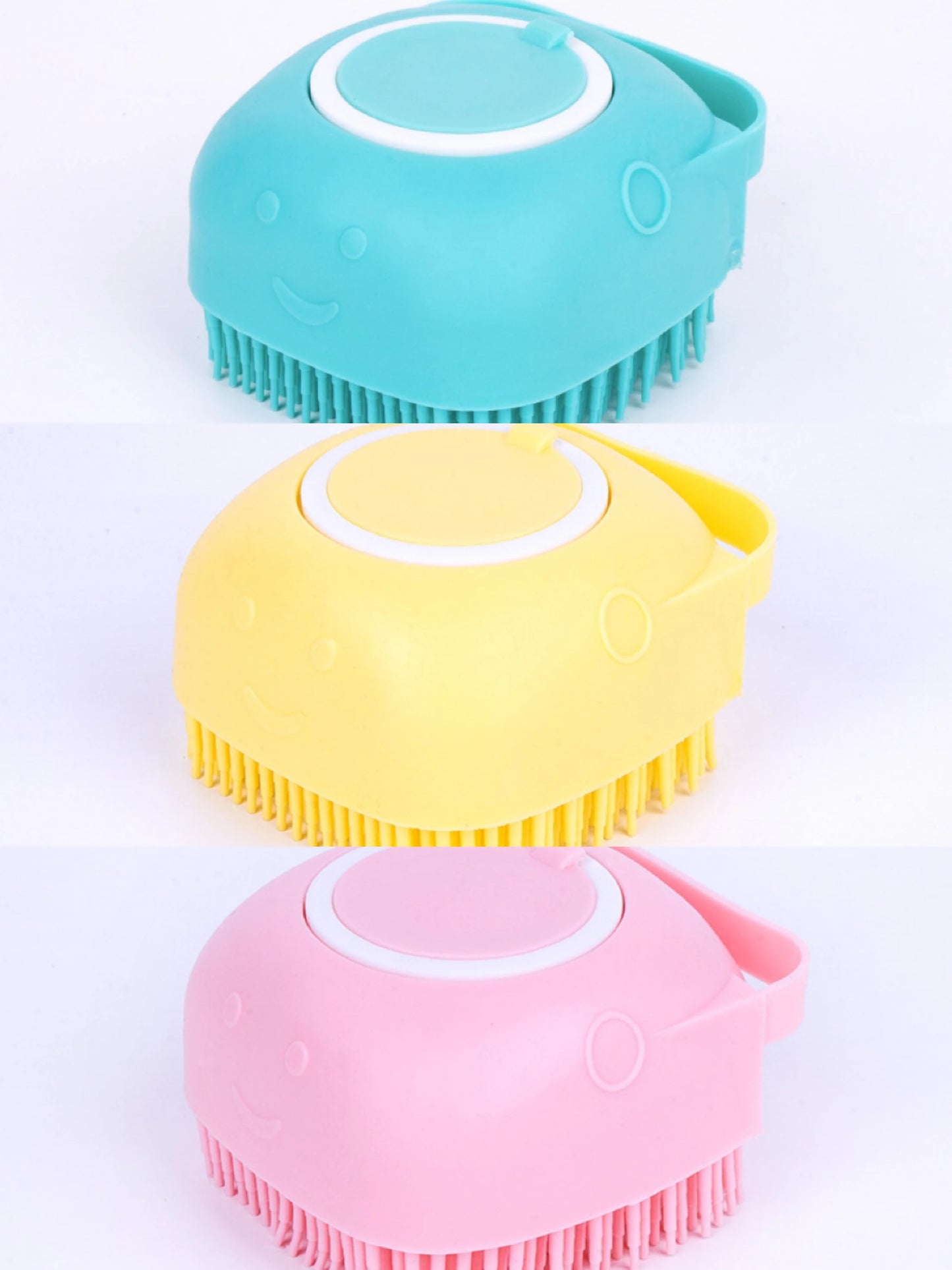 CleanEase Silicone Bath Brush – Gentle Grooming, Deep Clean