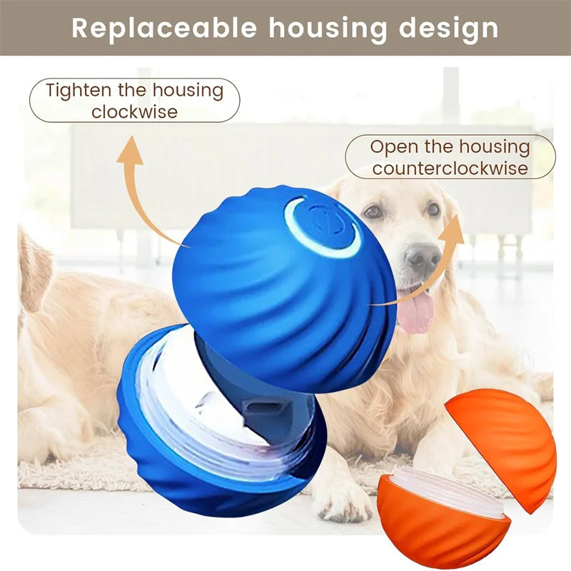 BounceBuddy Smart Pet Ball – Interactive Fun for Puppies & Kittens