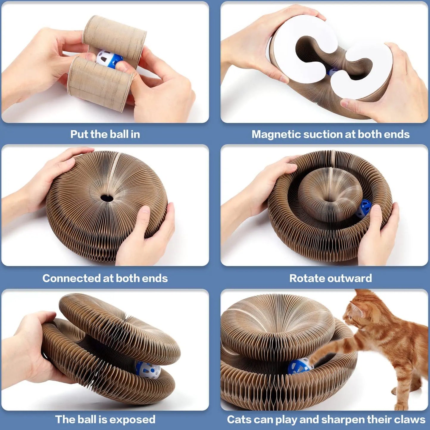 NaturalWood Cat Toy Ball – Simple Fun, Pure Play