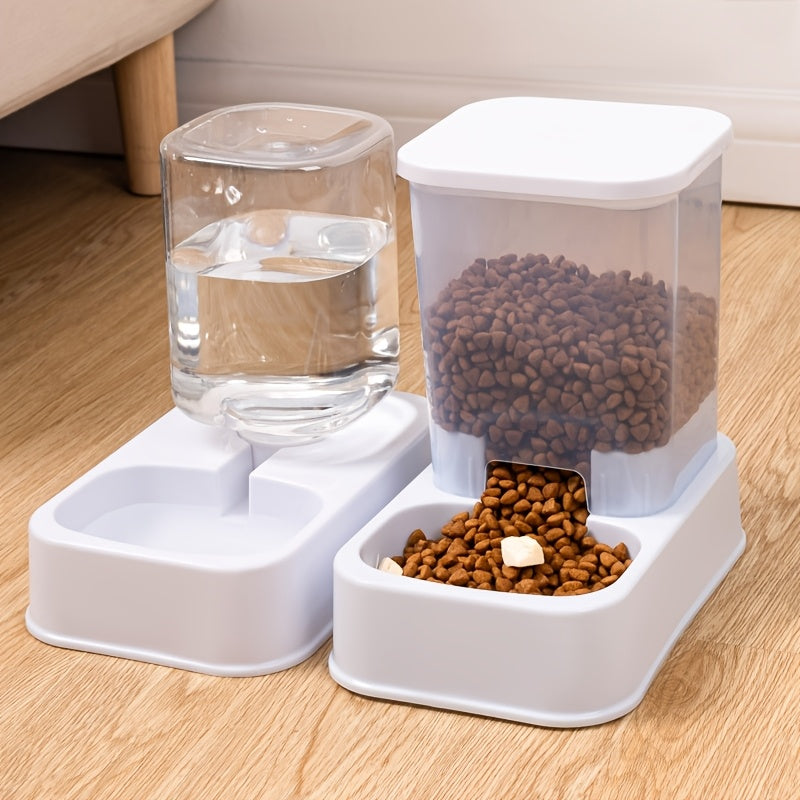 "AquaPurr" All-in-One Pet Feeding Station