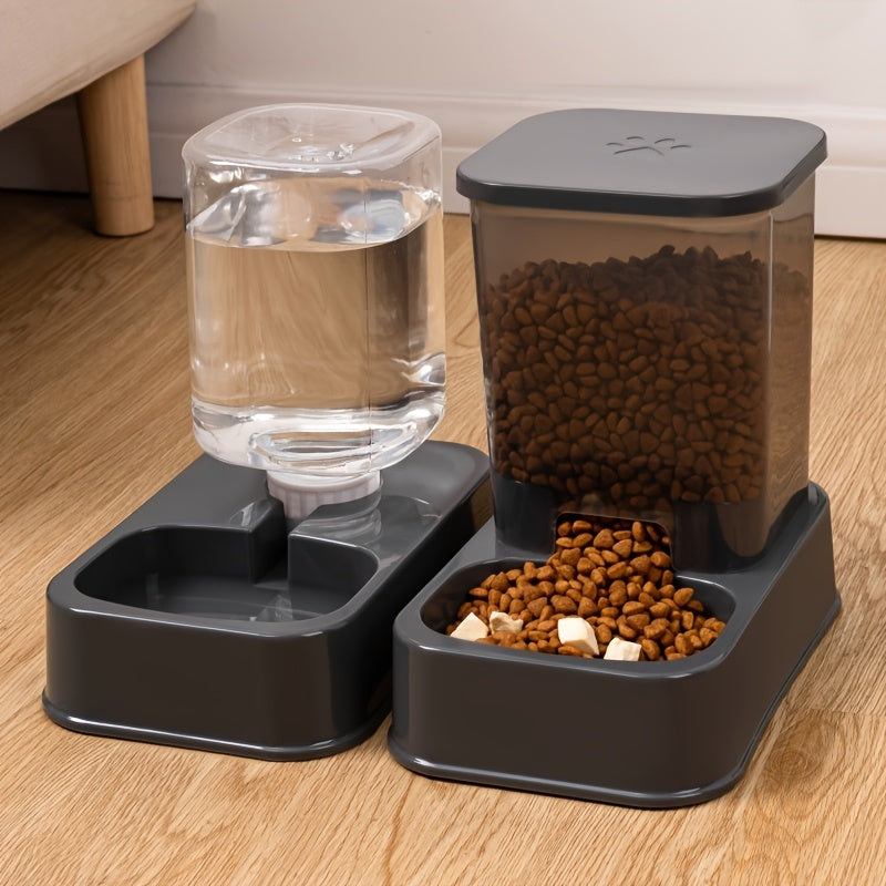 "AquaPurr" All-in-One Pet Feeding Station