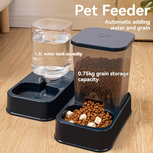 "AquaPurr" All-in-One Pet Feeding Station