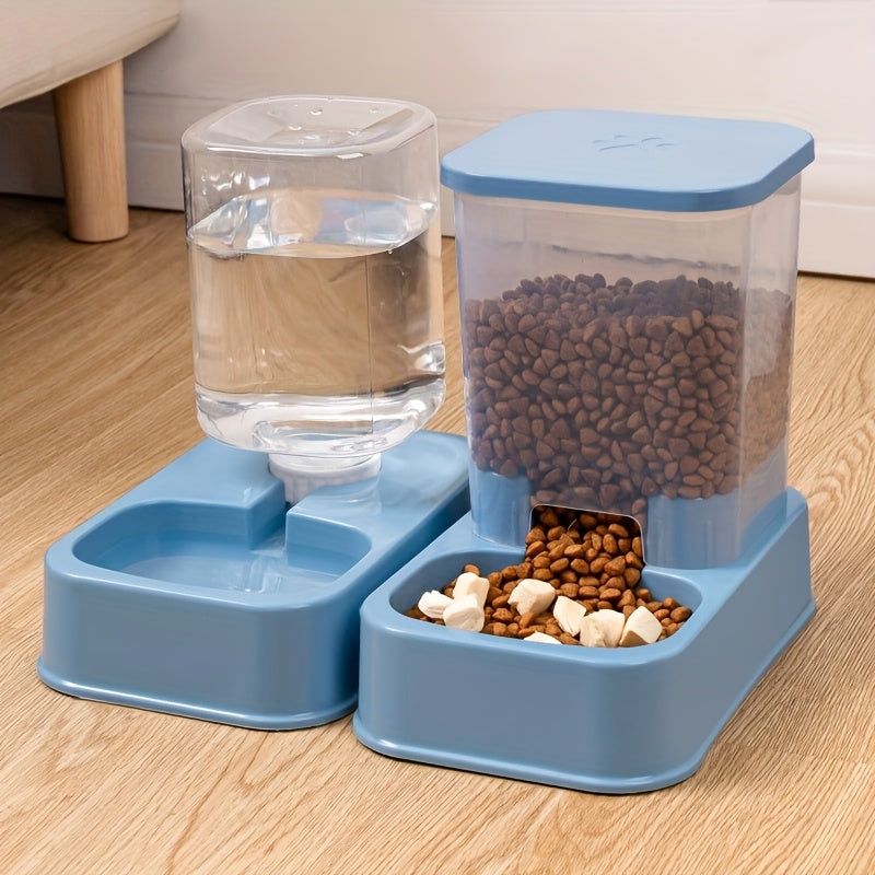 "AquaPurr" All-in-One Pet Feeding Station
